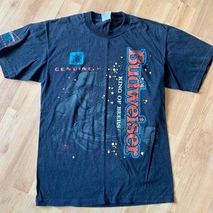 Vintage 1992 Budweiser King of Beers Cowboy Rodeo Single Stitch T-Shirt